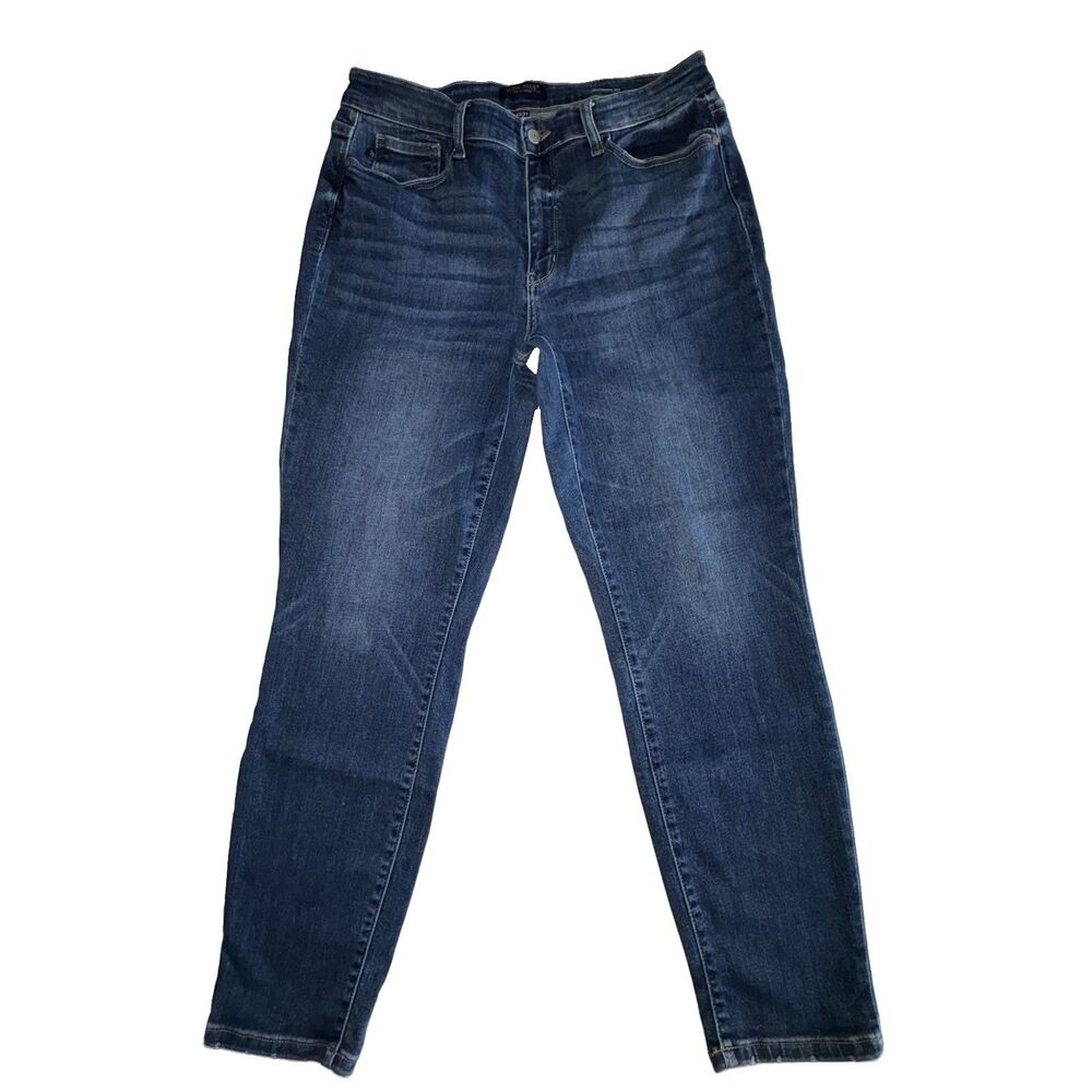 Judy Blue Boyfriend Fit Jeans Size 13/31 JB82368DK Dark Wash Stretch Denim